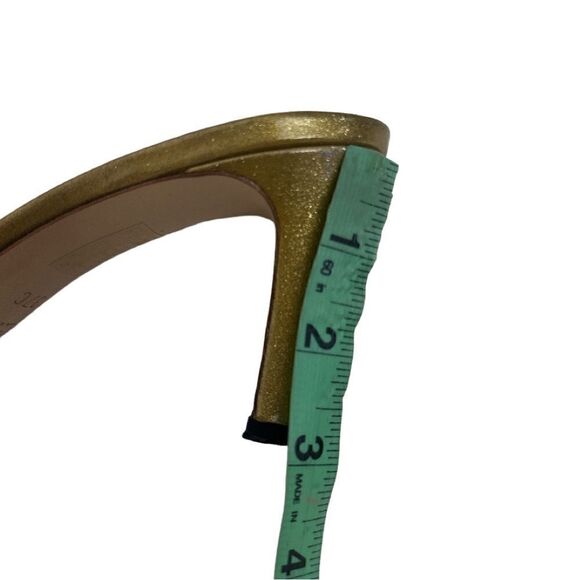 GUCCI Metallic Interlocking G Logo Slides - Picture 9 of 10